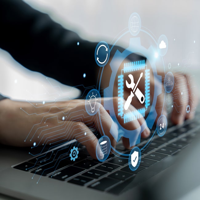 Maintenance de réseaux informatiques.